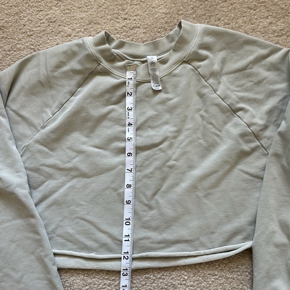 ALO Double Take Crewneck Cropped Shirt - Picture 3 of 9